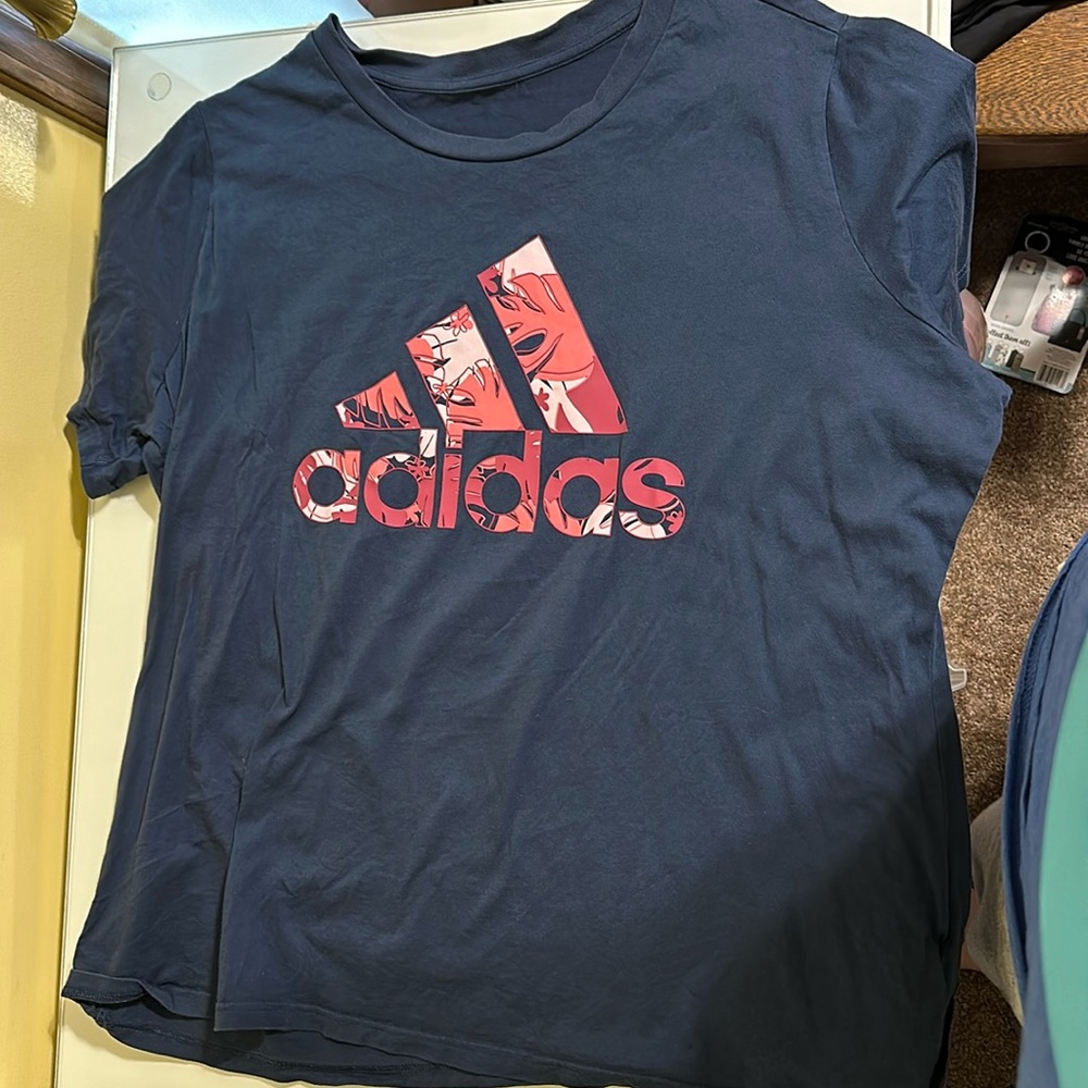 Women’s Adidas floral shirt